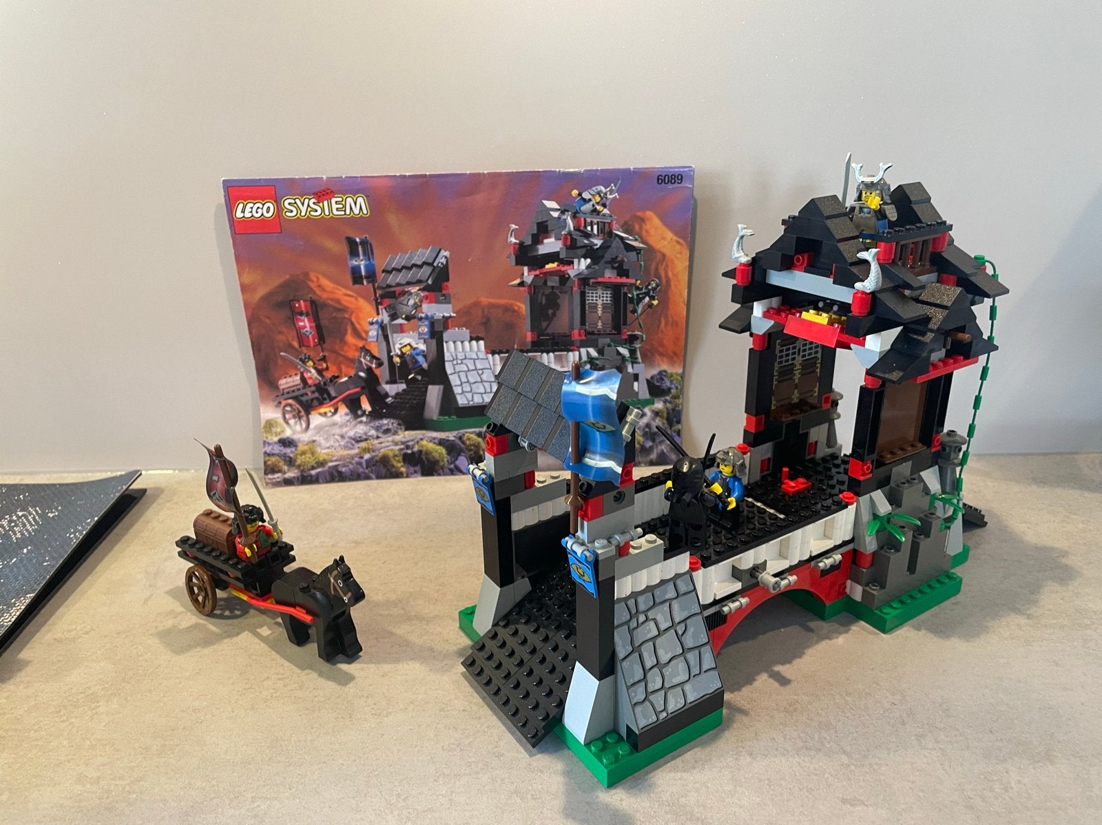 Lego Ninjaset jaren 90, 6089, 6088 en 6033., Gebruikt, Lego, Ophalen of Verzenden, Compleet