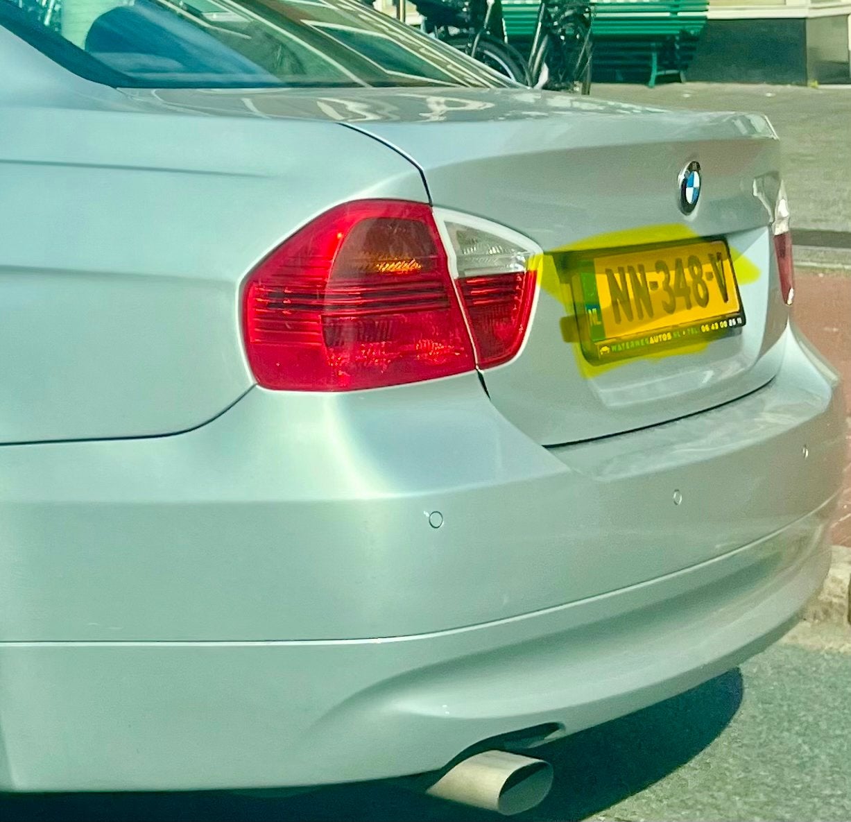 BMW E90 Sedan Achterklep Zilver, Ophalen, Gebruikt, Achterklep, Achter