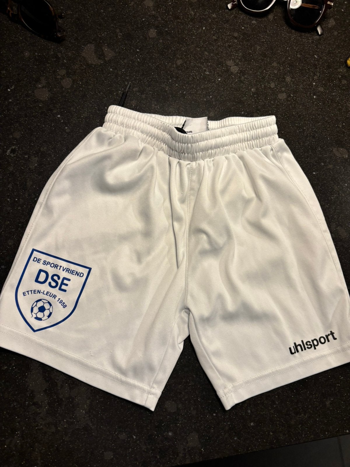 Dse voetbalbroek sportbroek maat 128, Ophalen of Verzenden, Gebruikt, Jongen of Meisje, Sport- of Zwemkleding
