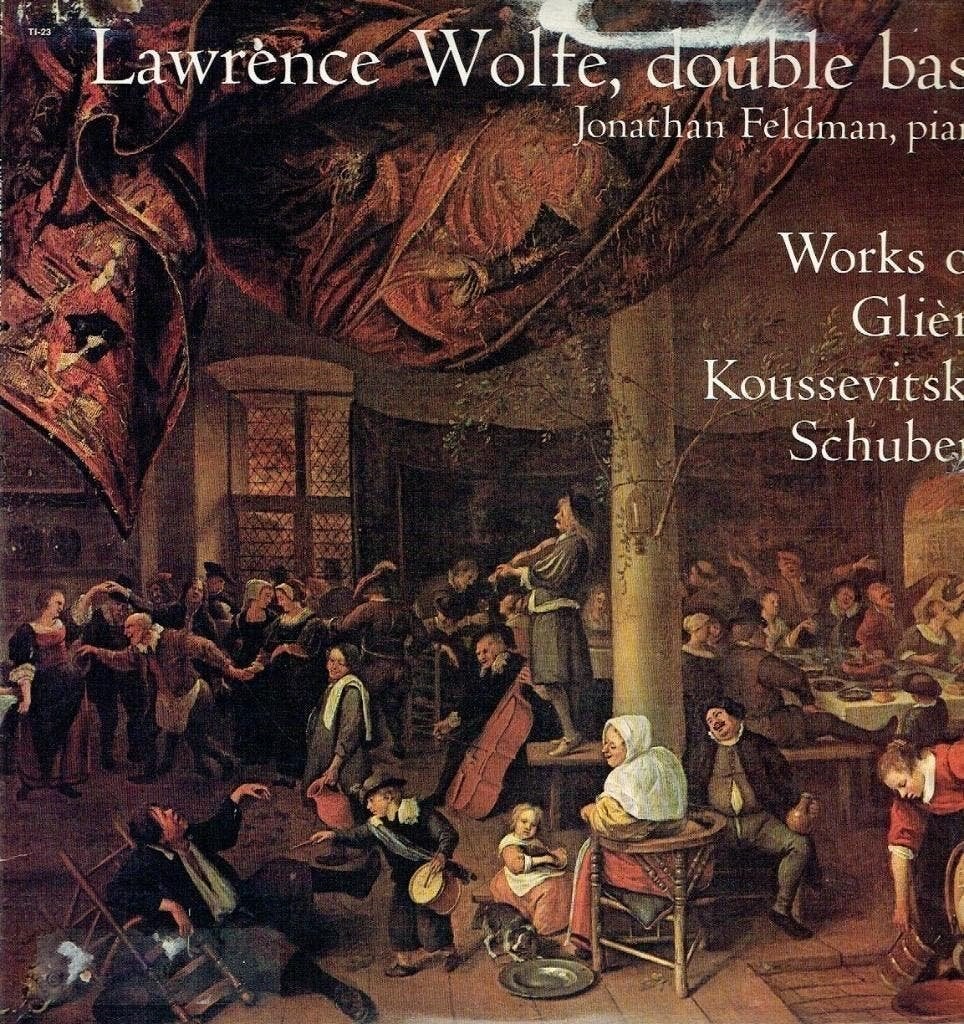 Lawrence Wolfe Jonathan Feldman–Works Of Gliere, Kamermuziek, Verzenden, Zo goed als nieuw, 12 inch