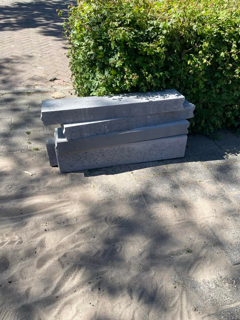 Opsluitbanden 100x20x10 cm - 6 stuks, Ophalen, Gebruikt, Beton, Overige typen