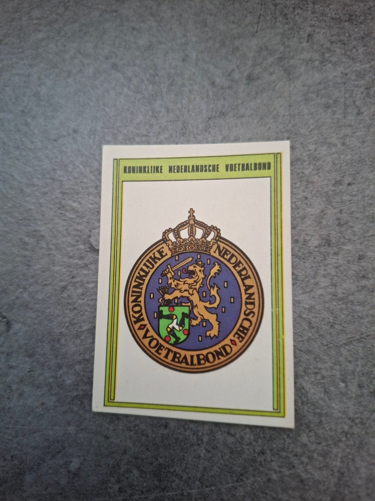 Panini sticker Voetbal 78. Embleem Nederland., Ophalen of Verzenden, Zo goed als nieuw, Sticker