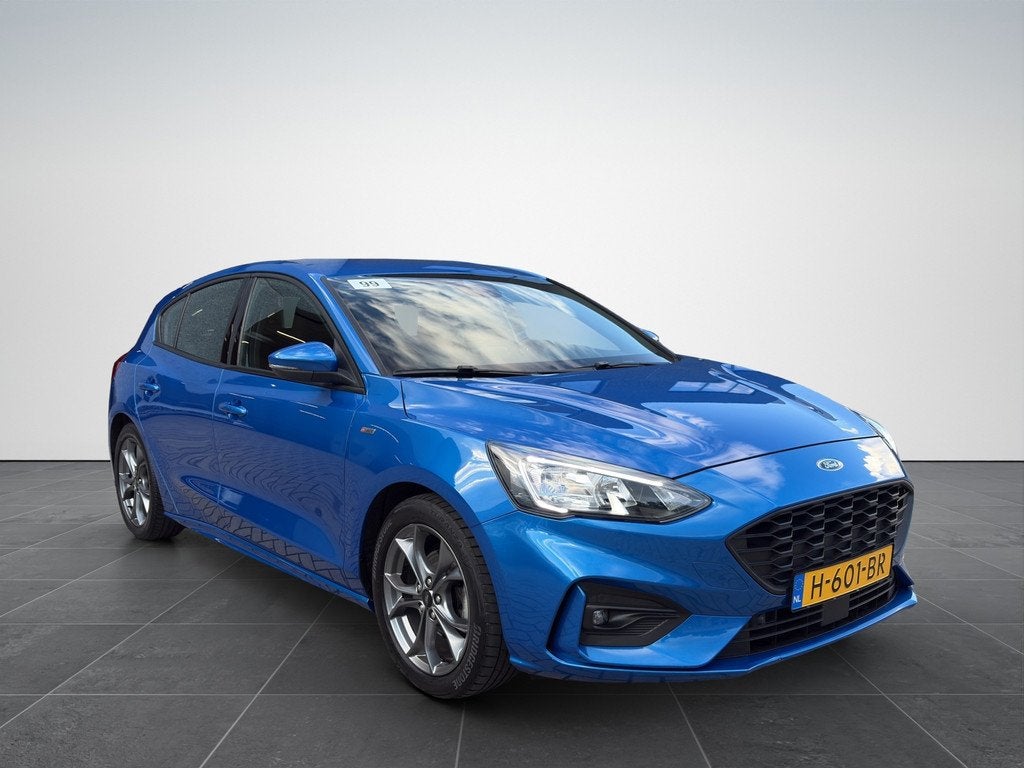 Ford Focus 1.0 EcoBoost ST Line B&O|Ford Onderhouden|Lane|NA, Auto's, 125 pk, Gebruikt, Blauw, Origineel Nederlands