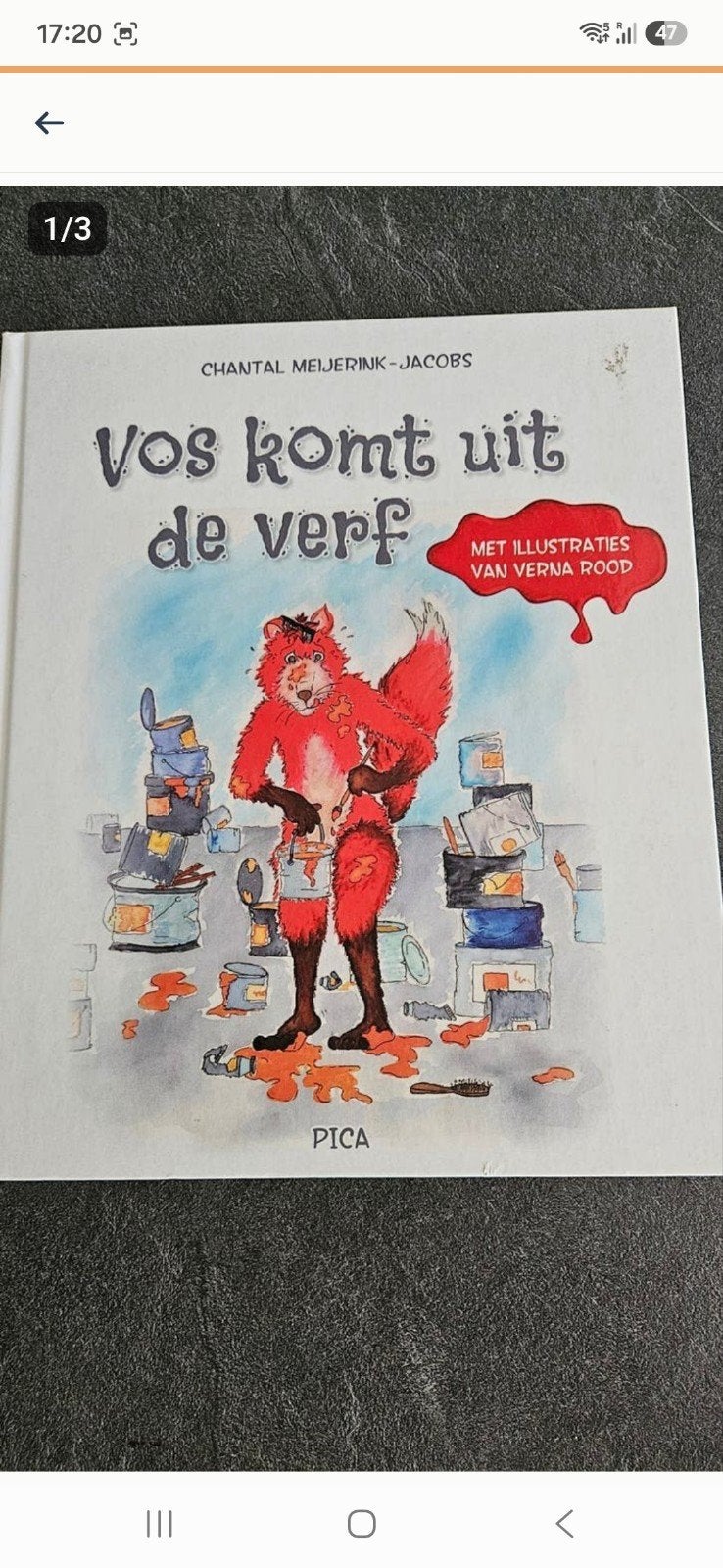 Vos komt uit de verf - Chantal Meijerink-Jacobs, Fictie algemeen, Jongen of Meisje, Ophalen of Verzenden, Zo goed als nieuw