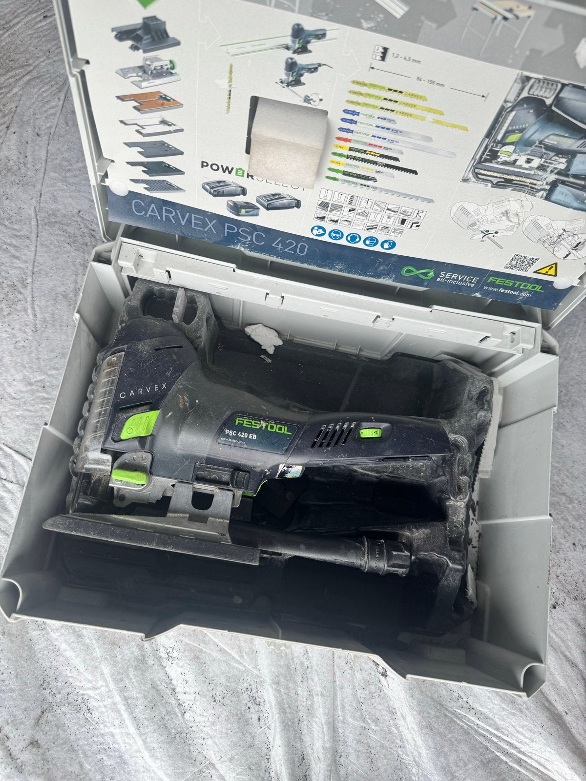 Festool CARVEX PSC 420 EB Decoupeerzaag
