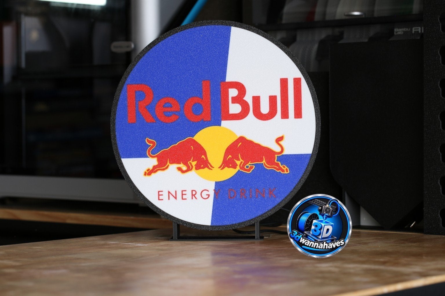 Red Bull LED Lichtbak - Perfect voor Garage/Mancave, Ophalen of Verzenden, Nieuw, Lichtbak of (neon) lamp