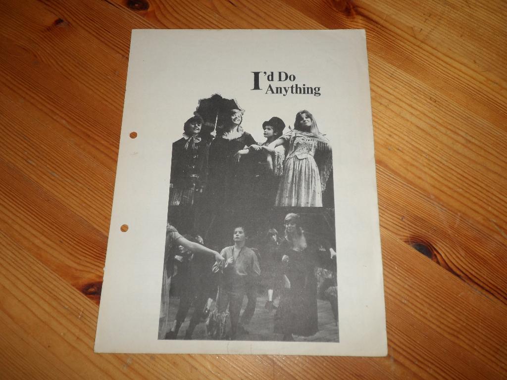 I'd do anything - lionel bart 1959 - oliver, Gebruikt, Gitaar, Ophalen of Verzenden, Artiest of Componist