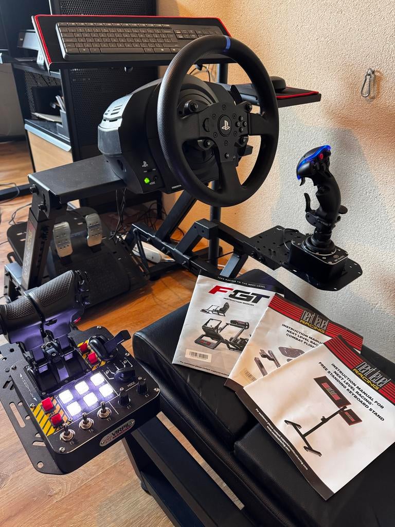 Race Sim Set thurstmast. Next Level Racing, Ophalen, 1 speler, Zo goed als nieuw, Gekoppelde computers