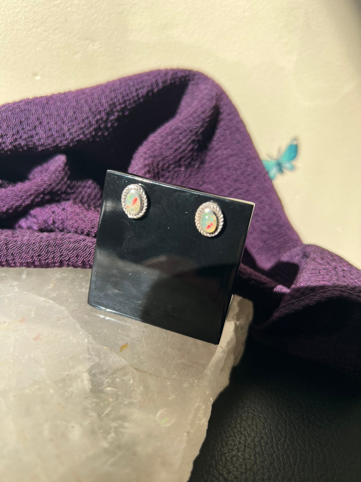 Edelopaal opaal beschermt geluk creatief liefde vreugde SALE, Sieraden, Tassen en Uiterlijk, Oorbellen, Ophalen of Verzenden, Nieuw