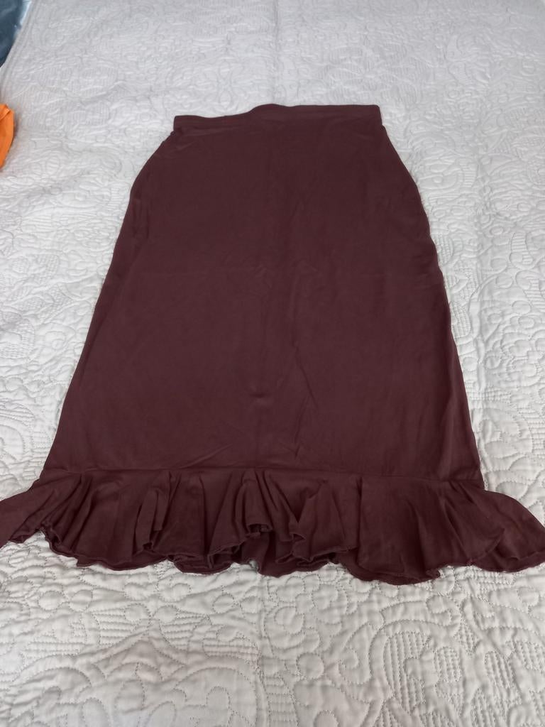 Bruine positierok Vida Vica maat S, Ophalen, Nieuw, Maat 38/40 (M), Bruin