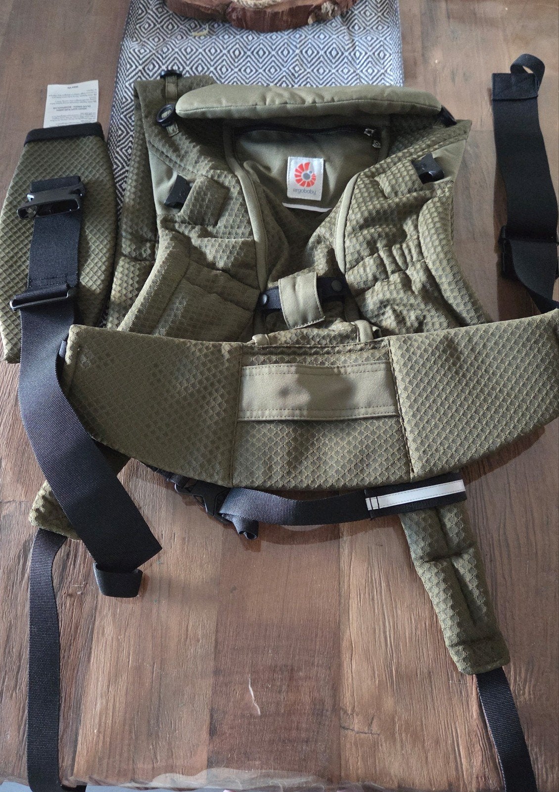 Ergobaby Draagzak adapt soft flex mesh- Olijfgroen, Ophalen of Verzenden, Nieuw, Draagzak, Overige merken