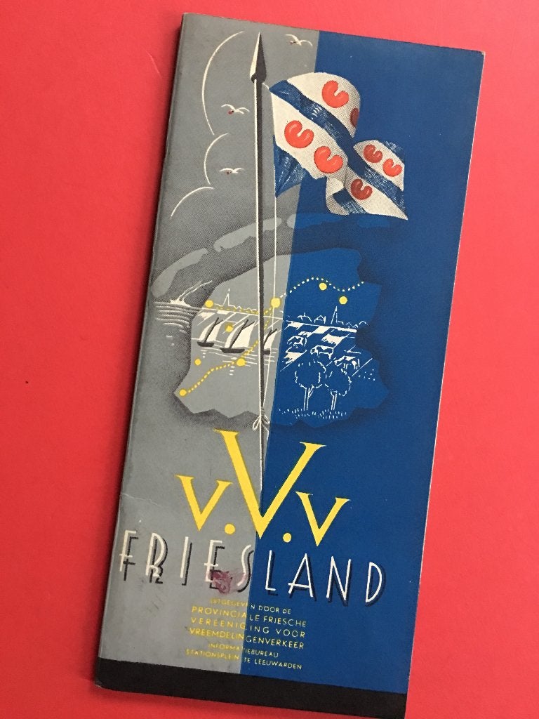 brochure uitgegeven door de VVV Friesland. Jaren ’30, Boeken, Ophalen of Verzenden, 20e eeuw of later, Zo goed als nieuw