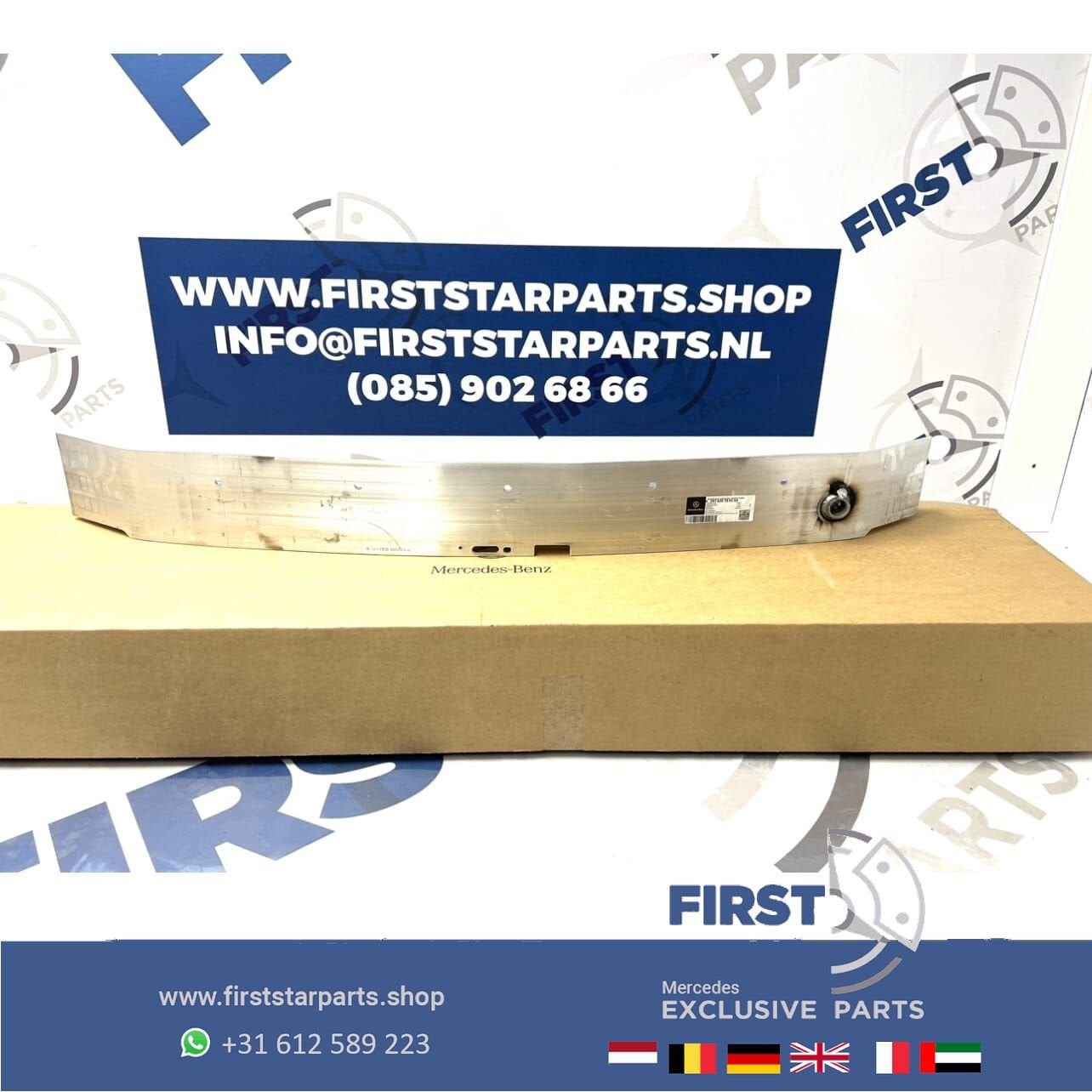 V177 W177 BUMPERBALK A1776202800 aluminum voorbumper BALK Me, Gebruikt, -, Voor, Ophalen of Verzenden