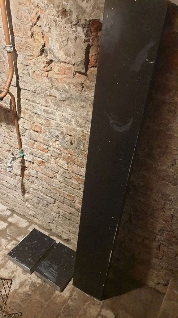Belgische blauwe steen, arduin, 3 stukken voor schouwmantel, Ophalen, Nieuw, Keramiek, Terrastegels