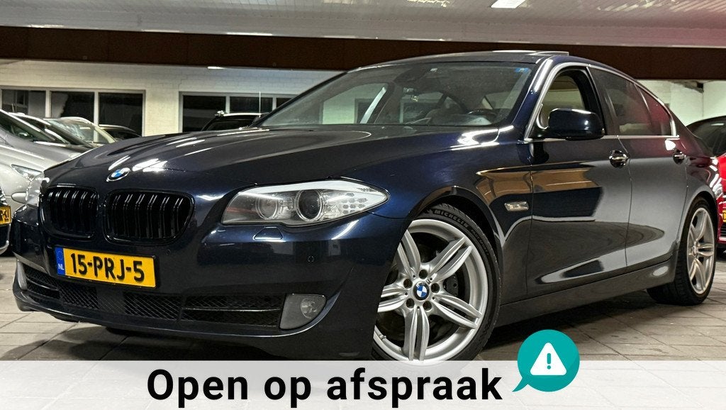 BMW 5-serie 530d High Executive|Fulloption|Pano|Trekhaak|Sto, Auto's, Automaat, Euro 5, Achterwielaandrijving, Gebruikt