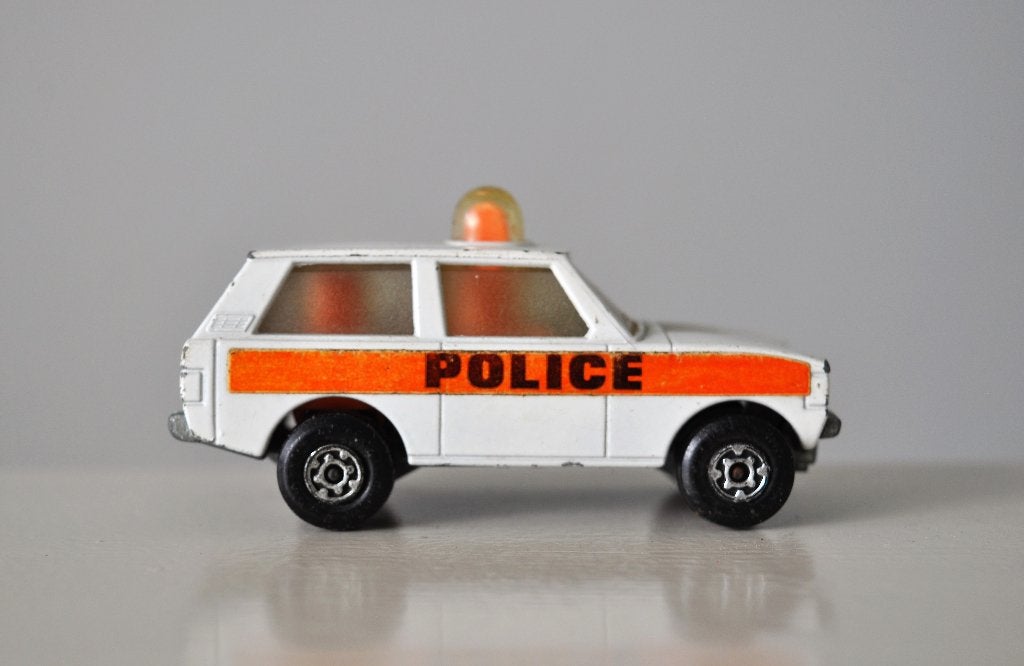 Matchbox Rolamatics Police Patrol no 20 1975, Ophalen of Verzenden, Gebruikt, Auto