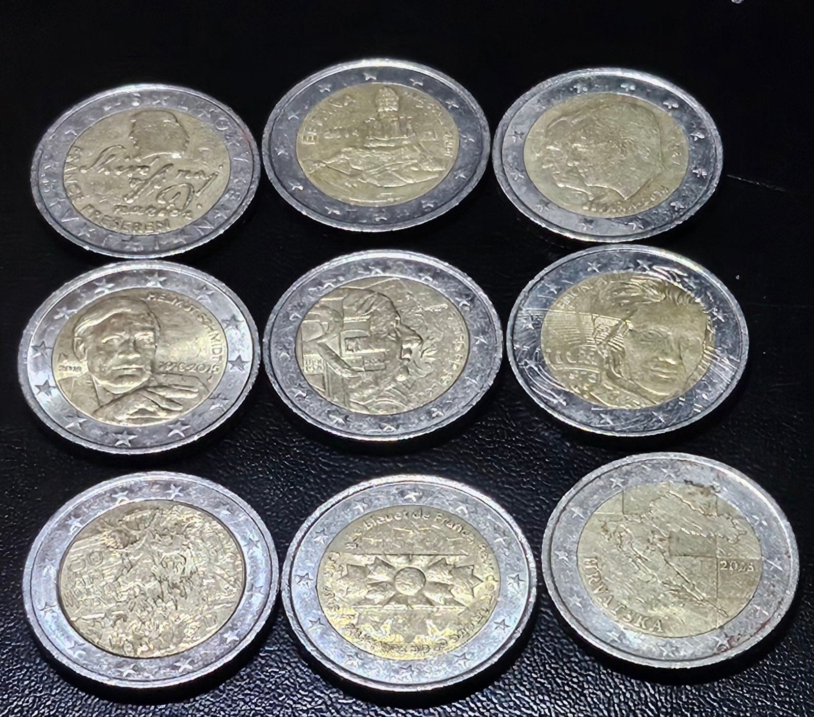 2 euromunten ruilen, Postzegels en Munten, Ophalen of Verzenden