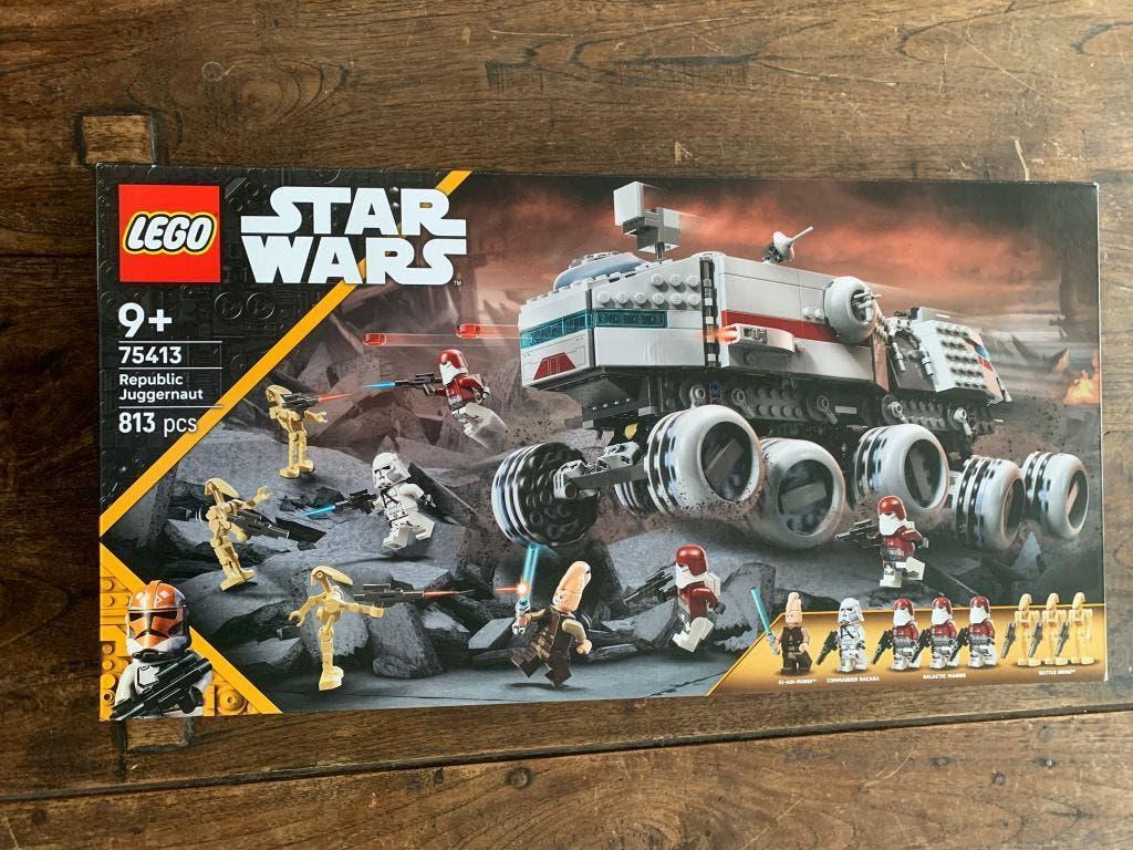 Lege doos - Lego Star Wars 75413 Republic Juggernaut, Gebruikt, Star Wars, Lego, Overige typen