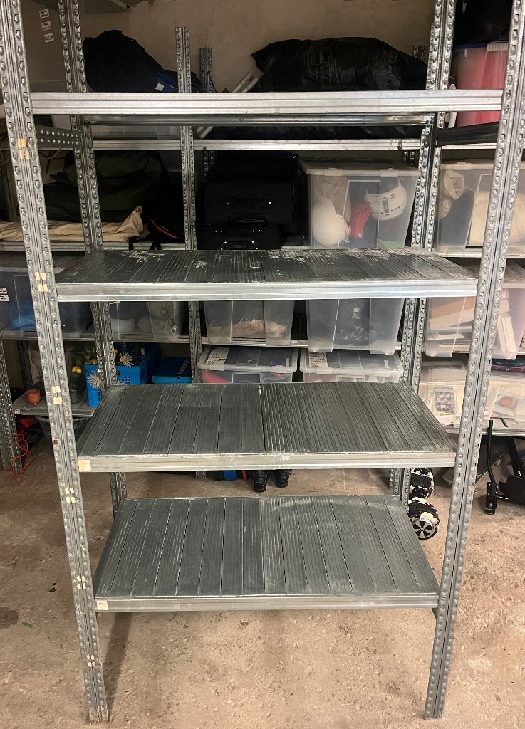 Metalsistem metalen stelling h:250 b:125 d:60, Huis en Inrichting, Kasten | Stellingkasten, Ophalen, Gebruikt