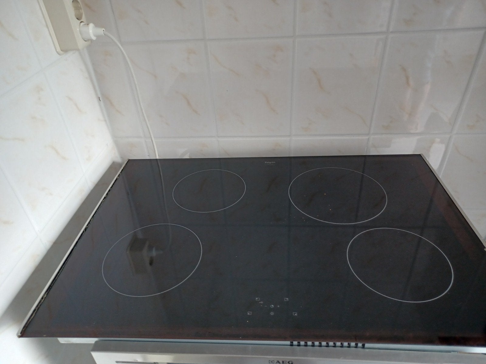 Pelgrim Inductie Kookplaat - 0.52 x 0.77 m, Gebruikt, Inbouw, Inductie, 4 kookzones