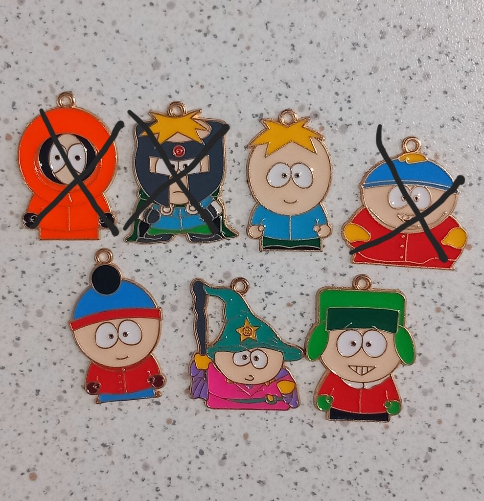 South park Metalen bedels, Hobby en Vrije tijd, Kralen en Sieraden maken, Ophalen of Verzenden, Nieuw, Bedel