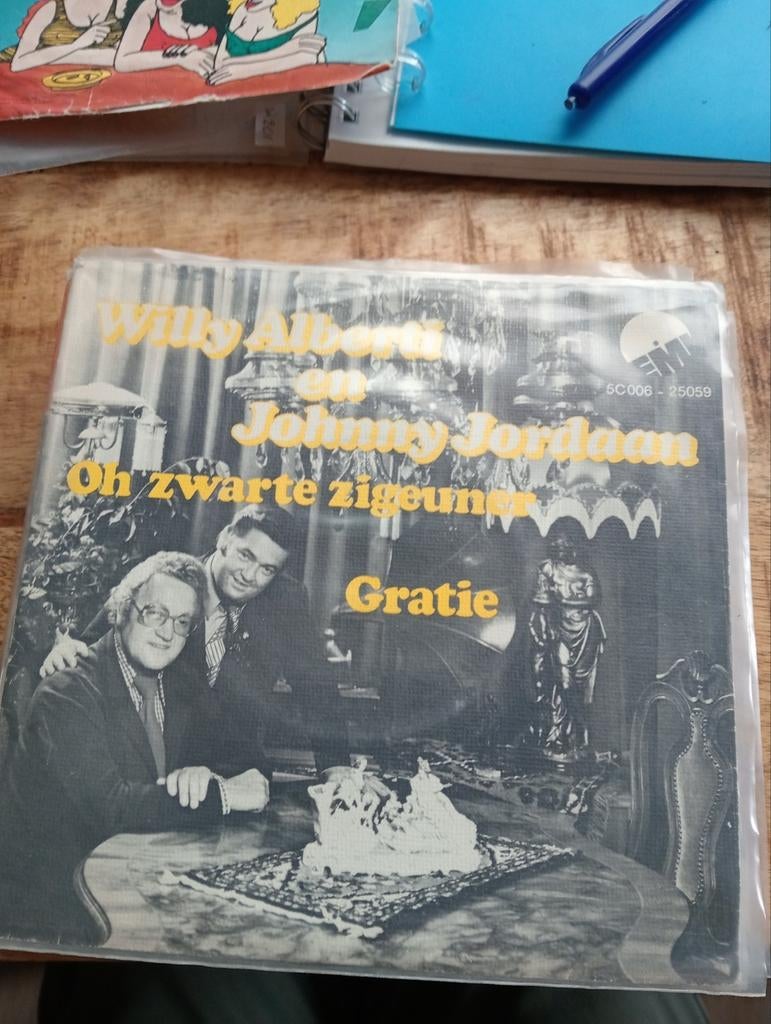 Willy Alberti en Johnny Jordaan - oh zwarte zigeuner, Cd's en Dvd's, Vinyl | Nederlandstalig, Ophalen of Verzenden, Zo goed als nieuw