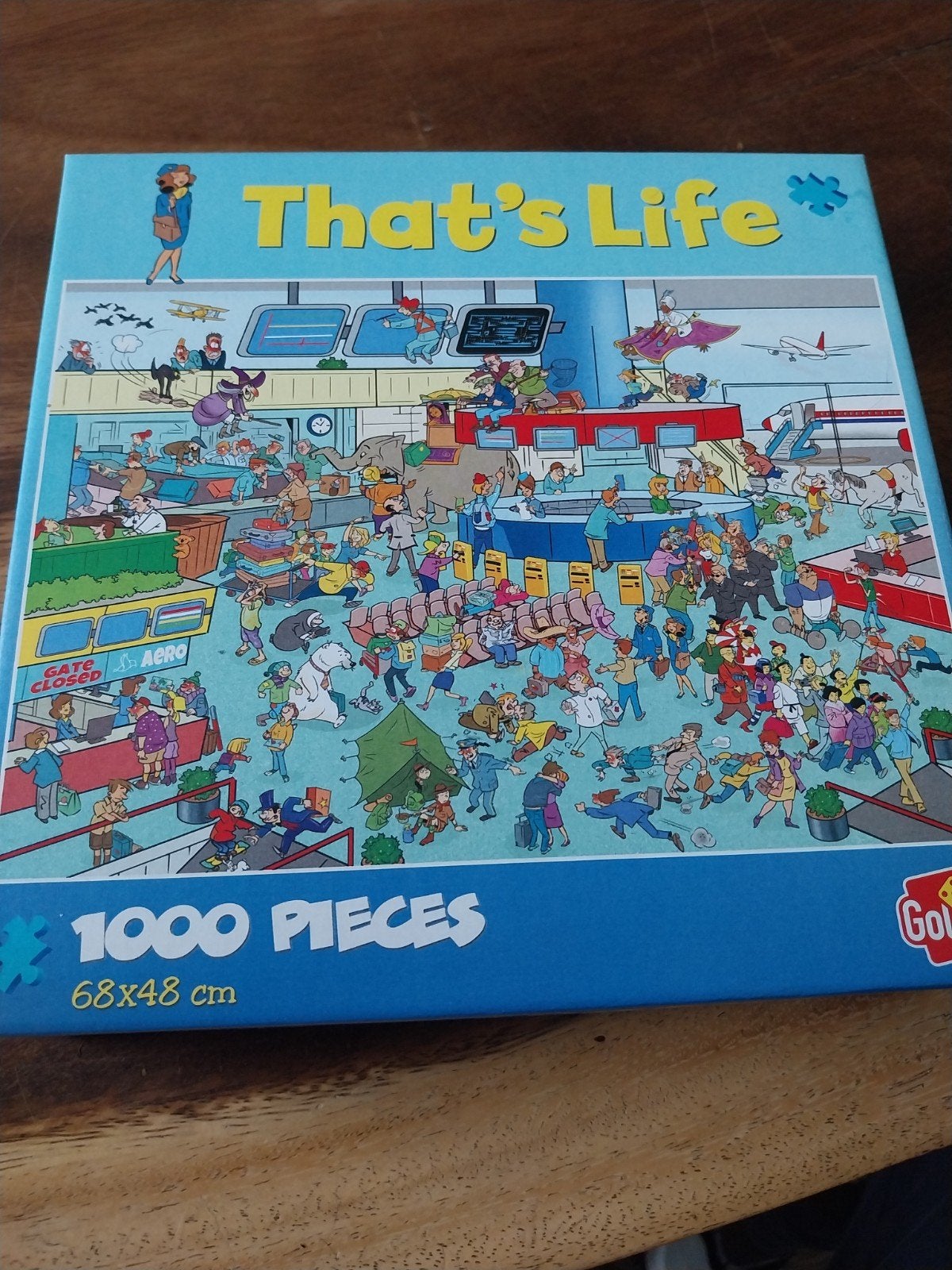 That's Life Puzzel Goliath - 1000 stukjes, Hobby en Vrije tijd, Denksport en Puzzels, Ophalen of Verzenden, 500 t/m 1500 stukjes