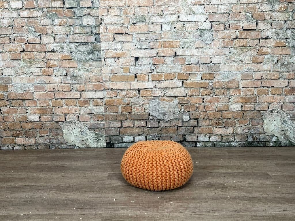 Thomas Eyck Urchin poef oranje bij TheReSales, Ophalen, Design, Zo goed als nieuw, 50 tot 75 cm