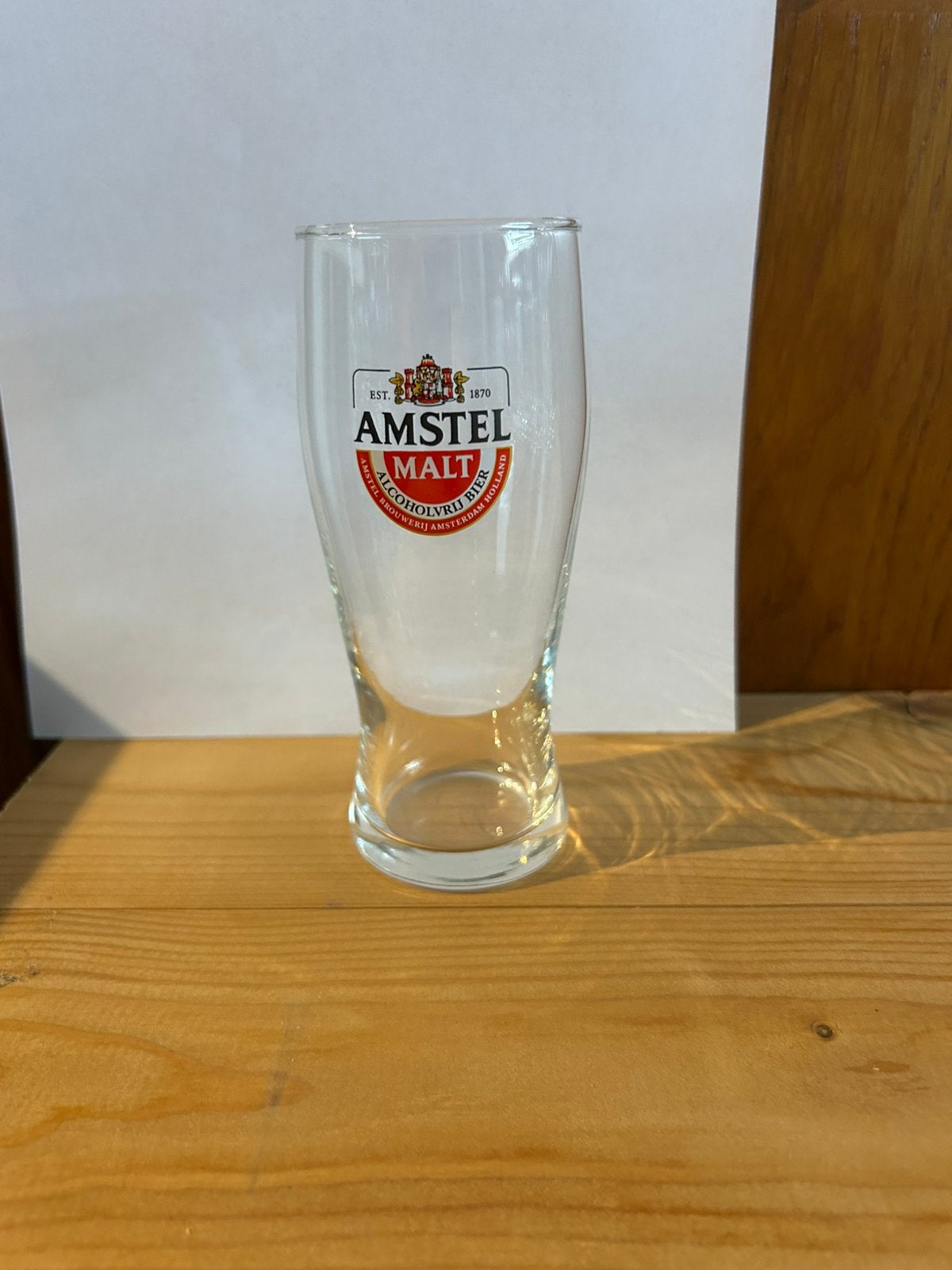 Te koop bierglazen, Ophalen of Verzenden, Zo goed als nieuw, Glas of Glazen, Amstel
