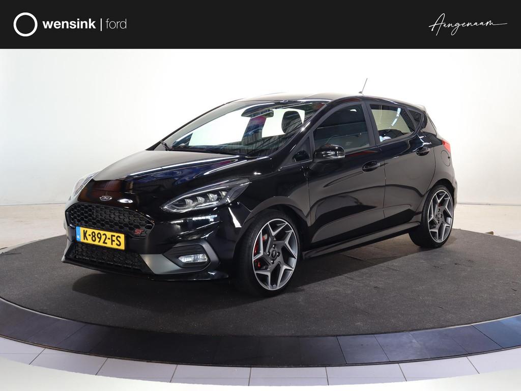 Ford Fiesta 1.5 EcoBoost ST-3 | Winterpakket | Climate Contr, Euro 6, Lichtsensor, Leder en Stof, Zwart
