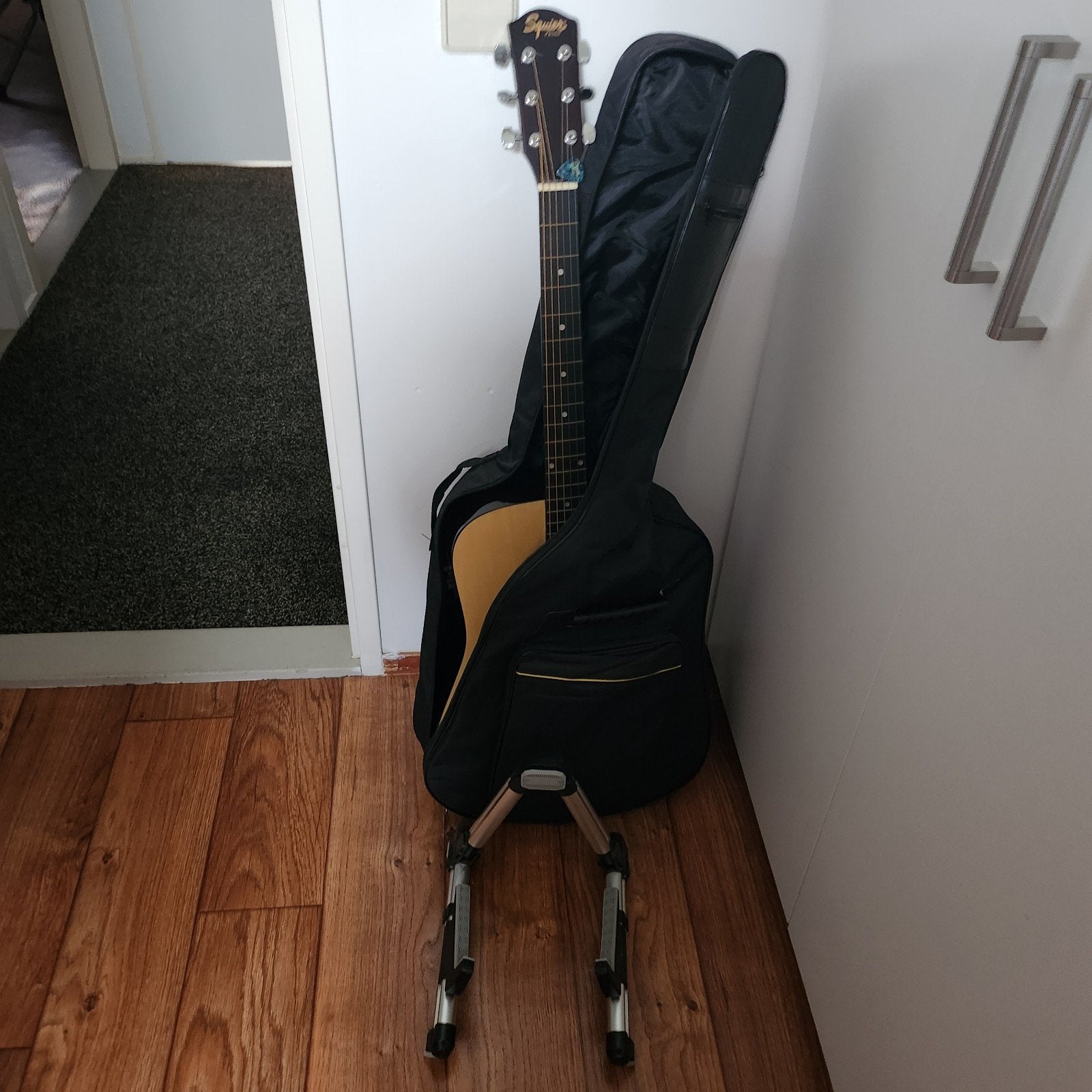 semi akoestisch Squier made by Fender, Ophalen, Zo goed als nieuw