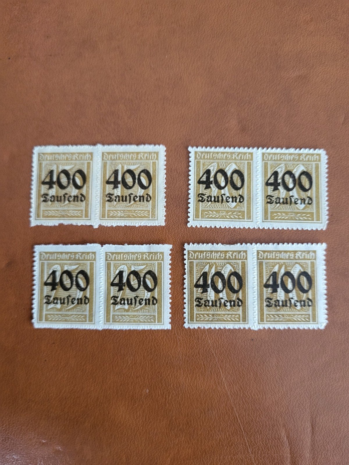 Duitse Keizerrijk postzegels 400 Duizend Mark, Ophalen of Verzenden, Duitse Keizerrijk, Postfris