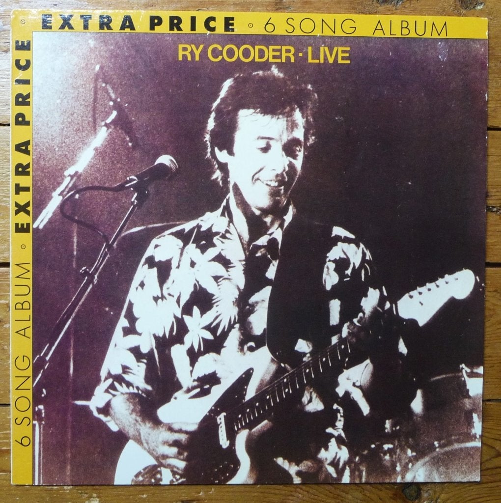 Ry Cooder Live (6 song Album), Ophalen of Verzenden, Gebruikt, 12 inch, Jazz