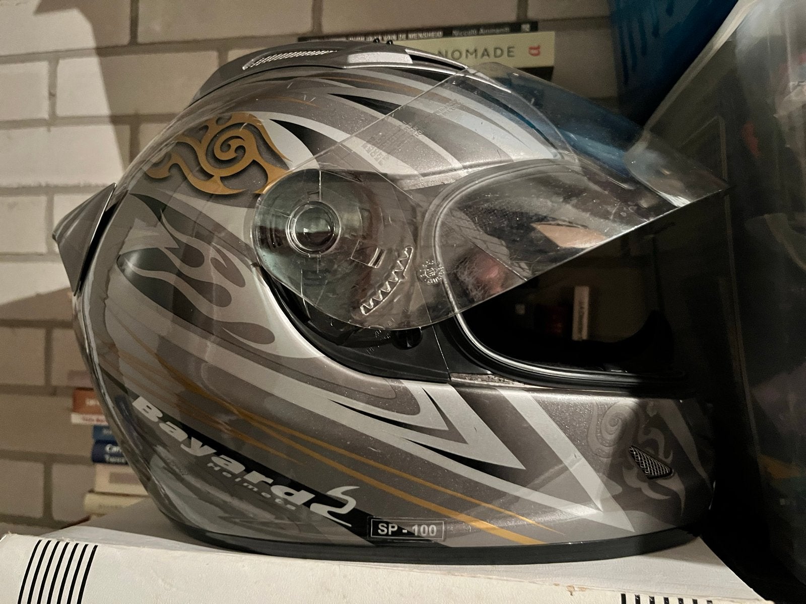 Motorhelm XL Bayard SP-100, Overige merken, XL, Integraalhelm, Tweedehands