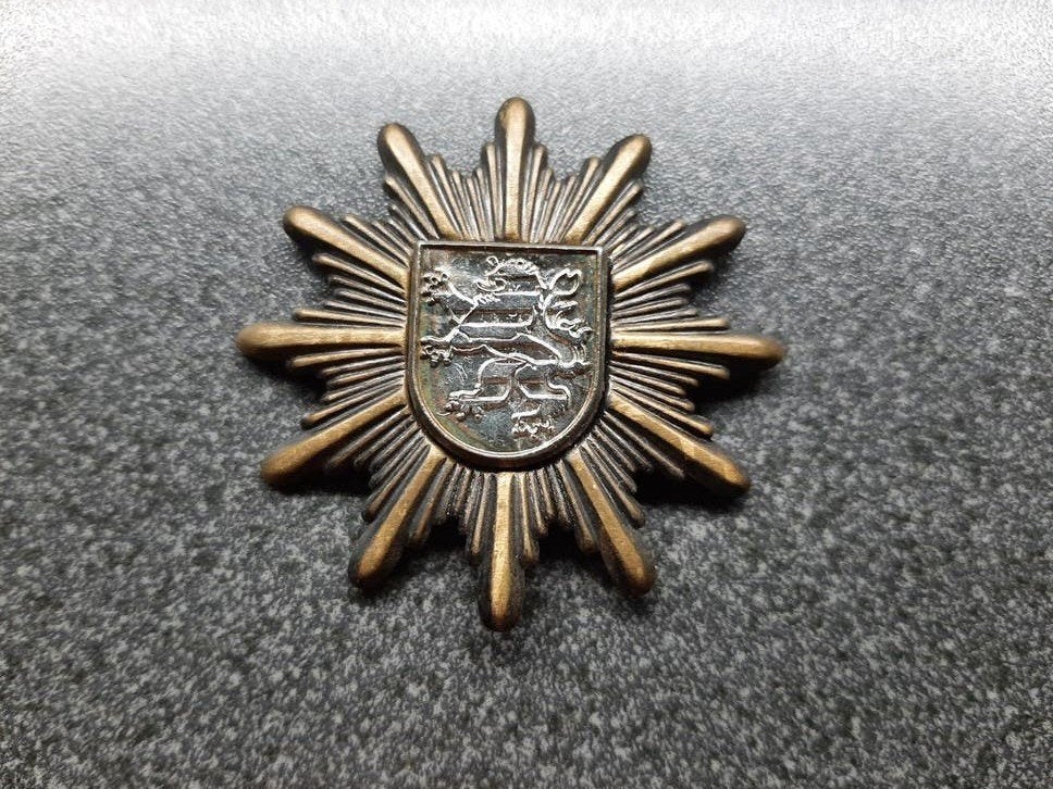 DUITSLAND   -  pet  insigne  50 mm.rond. / bod vanaf  9,50 E, Ophalen of Verzenden, Landmacht, Duitsland, Embleem of Badge