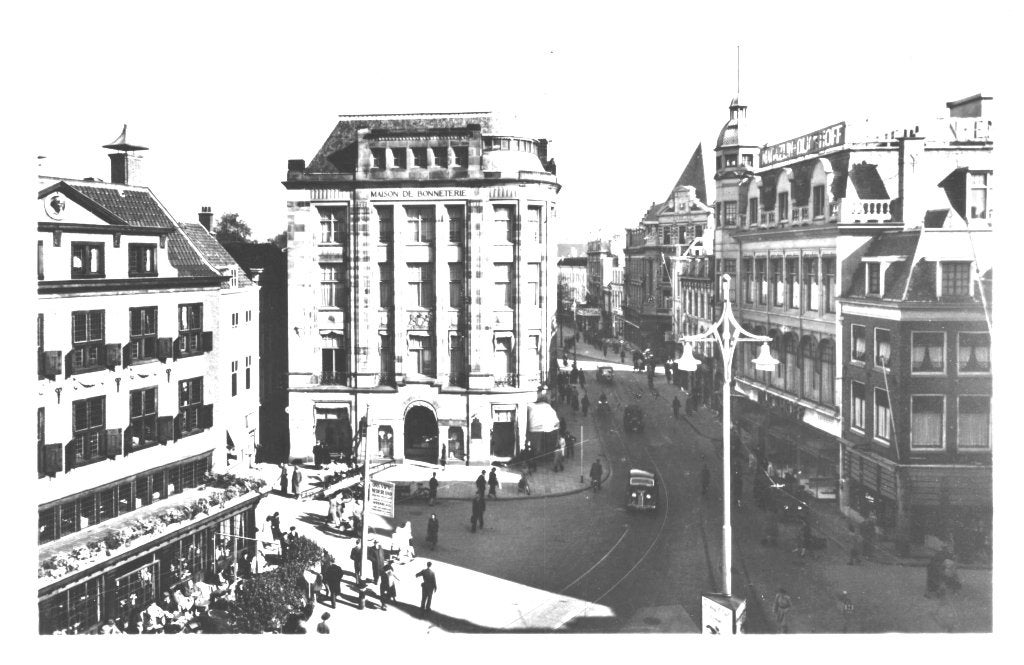 968380	Den Haag	Groenmarkt	1947	Gelopen, Ophalen of Verzenden, 1940 tot 1960, Gelopen, Zuid-Holland