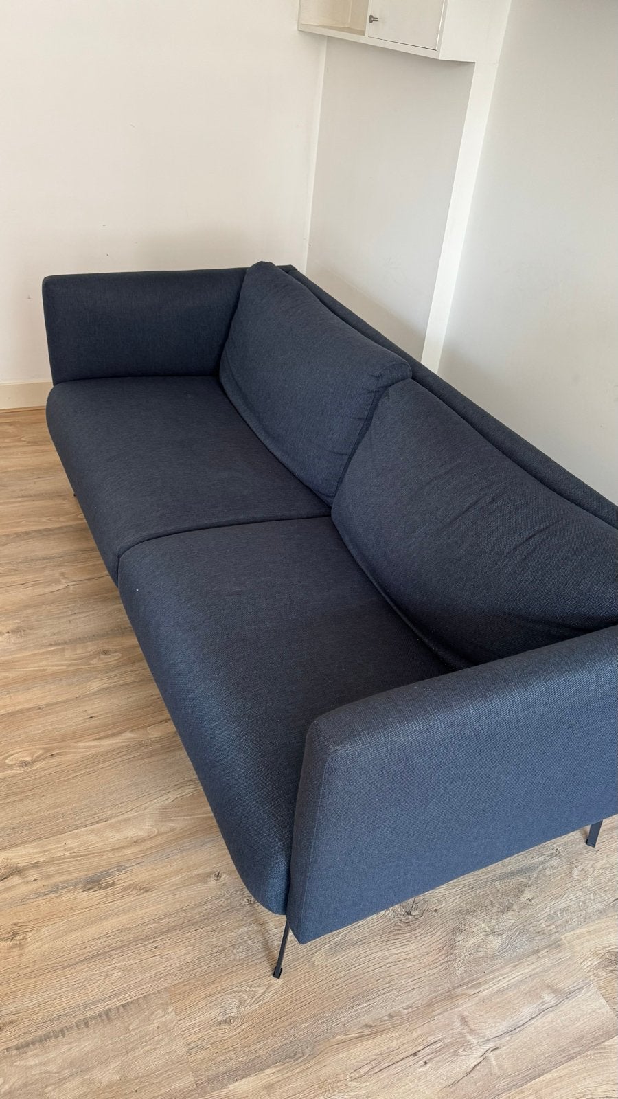 Comfortabele bank, gaat deze week weg!, Ophalen, Gebruikt, Driepersoons, 75 tot 100 cm