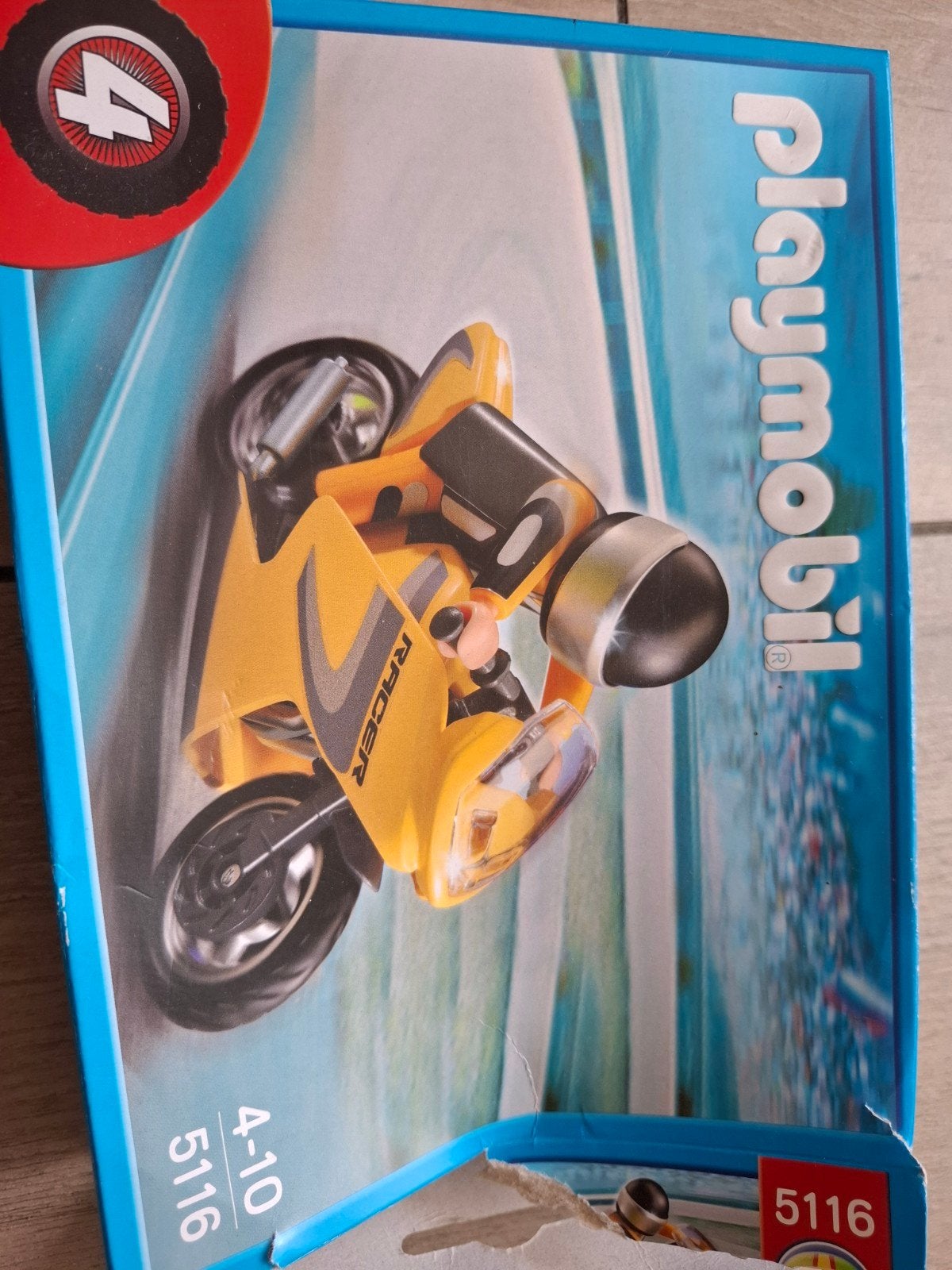 Playmobil Racer Motorfiets 5116 - Zo goed als nieuw, Ophalen of Verzenden