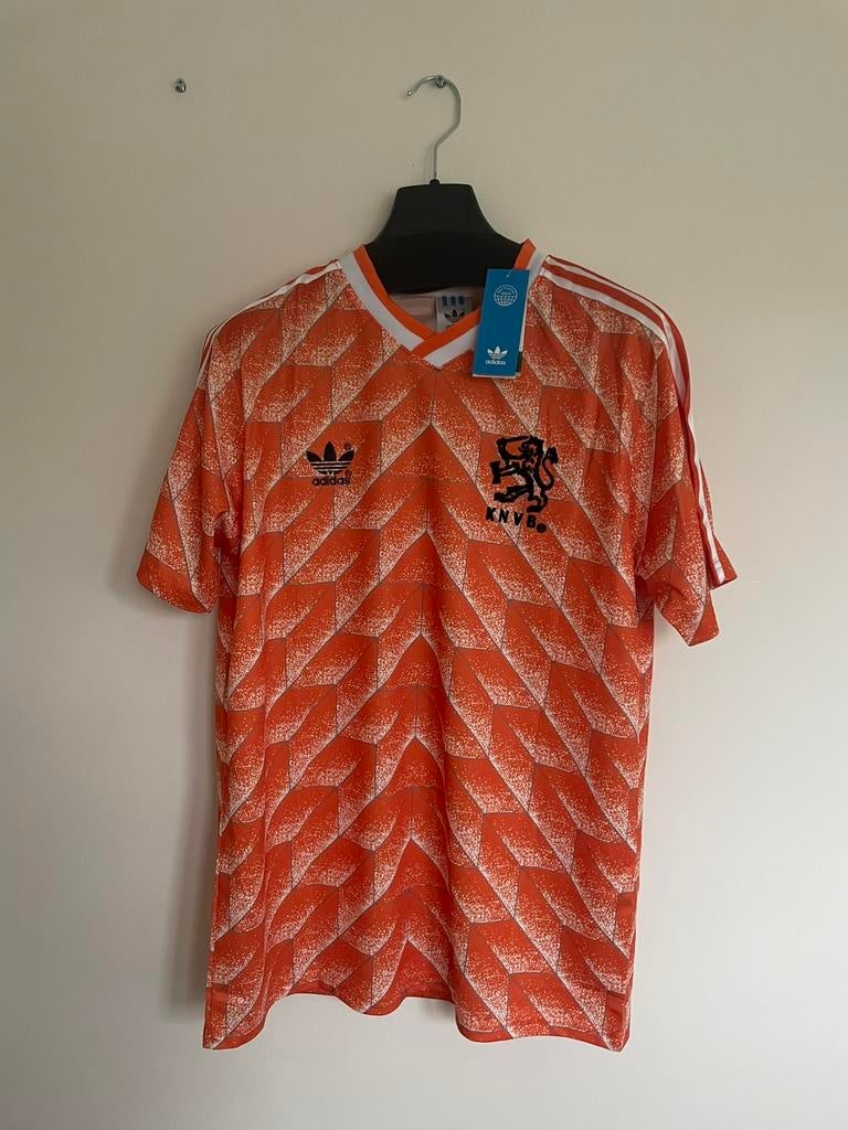EK’88 Adidas Nederlands elftal shirt Maat L, Ophalen of Verzenden, Nieuw, Overige binnenlandse clubs, Shirt