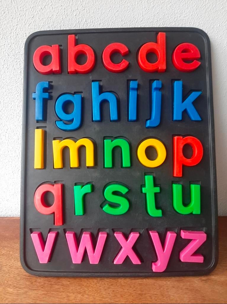 Vintage Mothercare Alphabet speelgoed Educatief Taal, Kinderen en Baby's, Ophalen of Verzenden, Gebruikt, Taal en Lezen