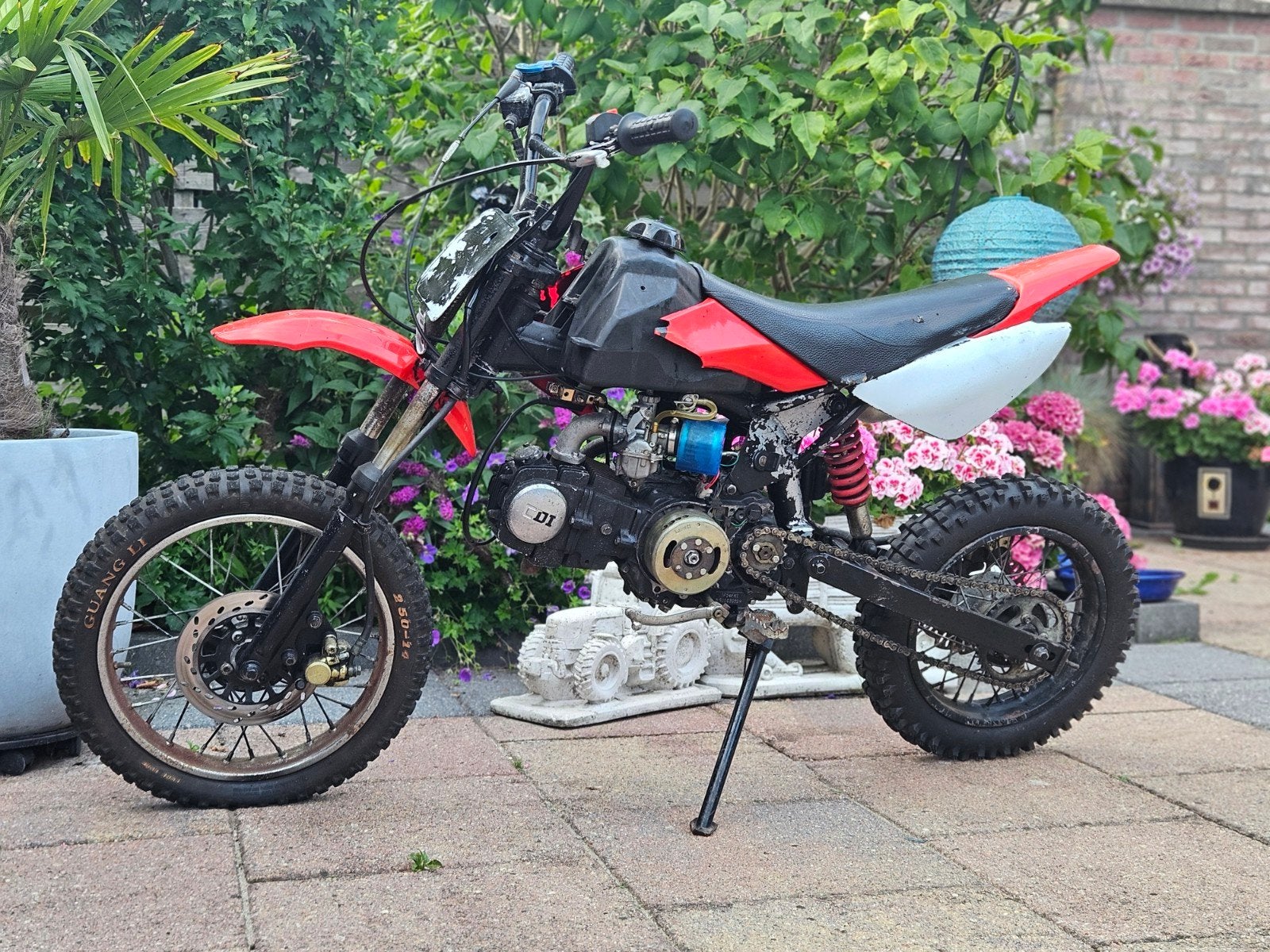 Pitbike 125cc schakel, Fietsen en Brommers, Minibikes, Midibikes en Pitbikes, Ophalen, Gebruikt, 125 cc, Pitbike