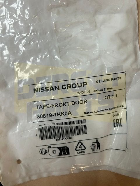 Nissan Juke (02/11-10/19) portiersierstrip Linksvoor Origine, -, -, Nieuw, Ophalen of Verzenden