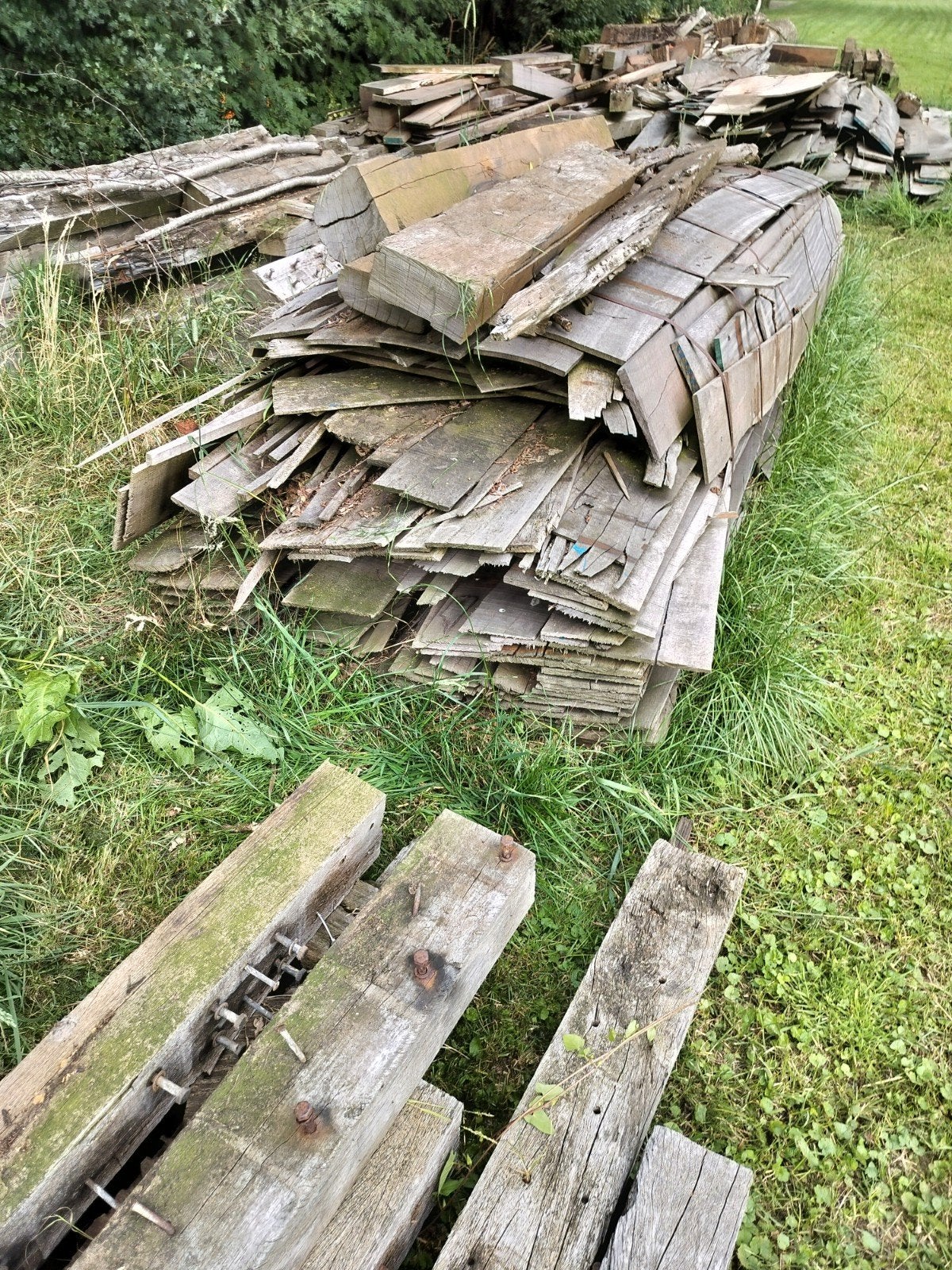 Bundel Azobe planken, Ophalen, Minder dan 25 mm, Plank, Minder dan 200 cm