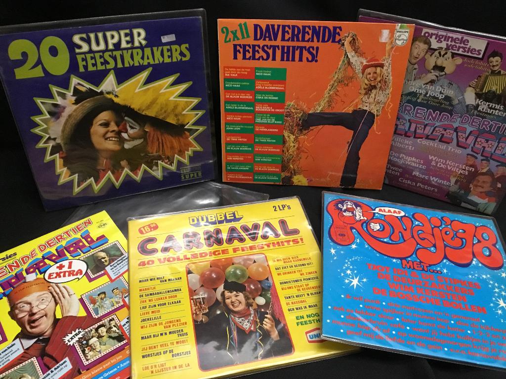 7 LP’s carnaval jaren ‘70/‘80, Ophalen of Verzenden, Gebruikt, Overige formaten, Overige genres