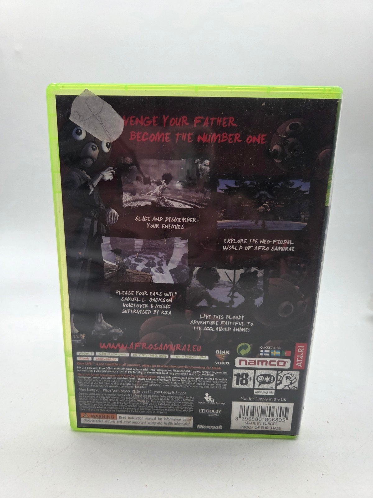 Afro Samurai - Xbox 360, Avontuur en Actie, Gebruikt, Vanaf 18 jaar, Ophalen of Verzenden