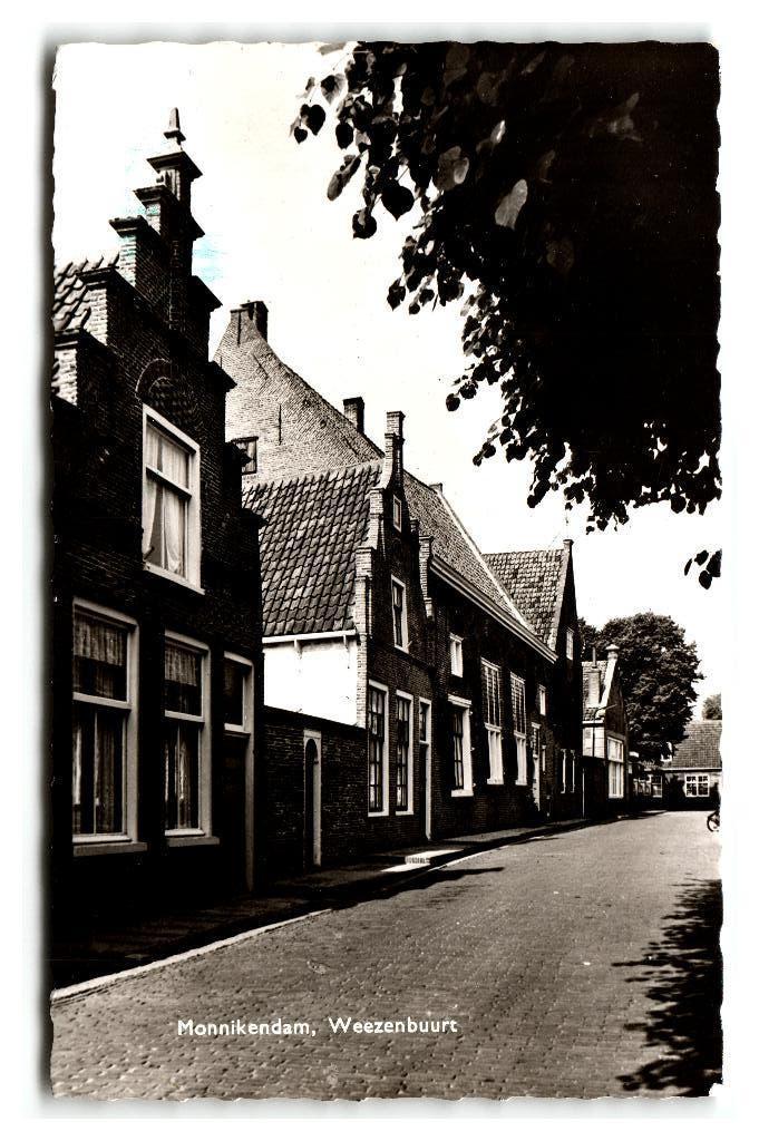 Monnickendam, Weezenbuurt, Verzamelen, Ansichtkaarten | Nederland, Verzenden, 1960 tot 1980, Gelopen, Noord-Holland