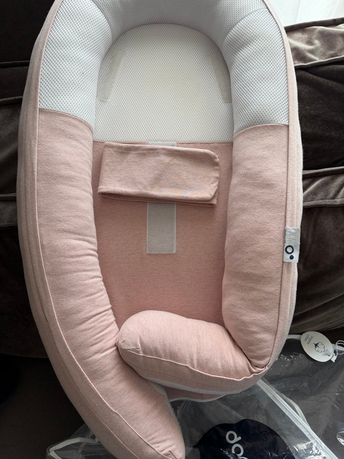 Doomoo Cocoon babynestje - Roze, Kinderen en Baby's, Ophalen, Zo goed als nieuw, Wieg