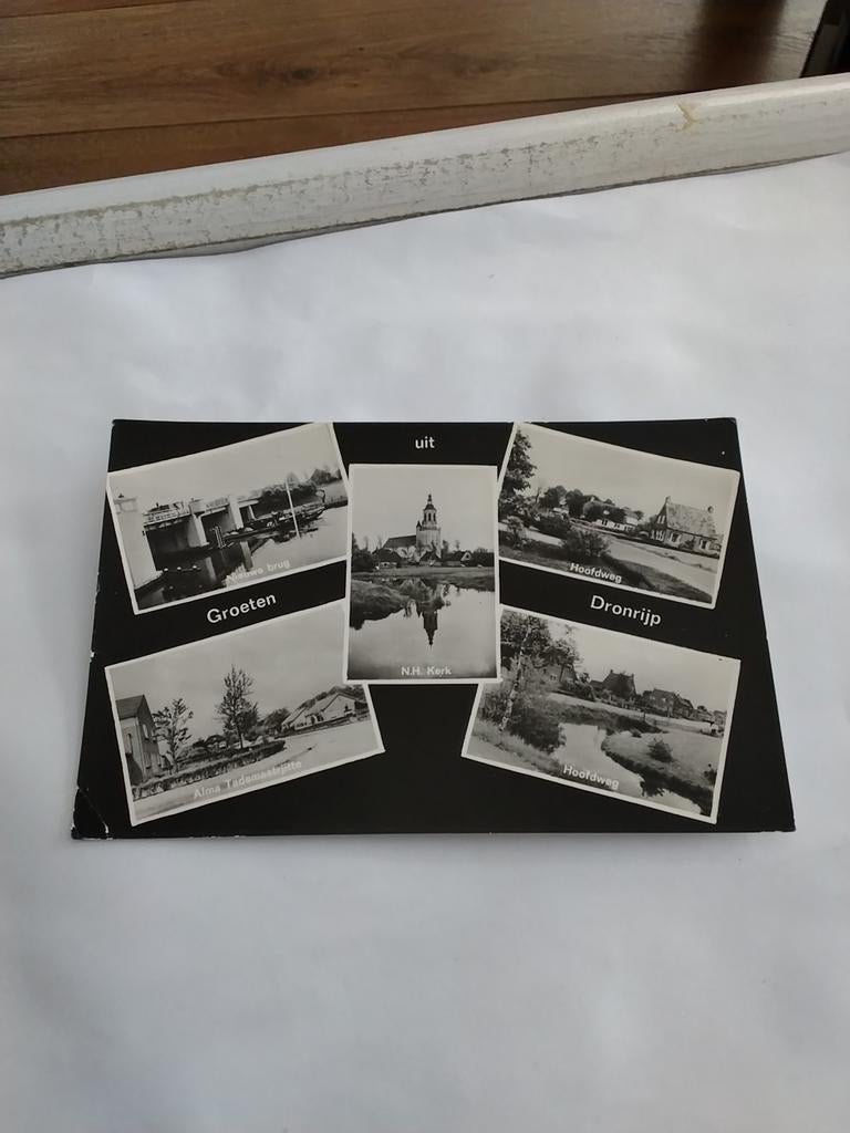 GROETEN UIT  DRONRIJP. 1974, Ophalen of Verzenden, 1960 tot 1980