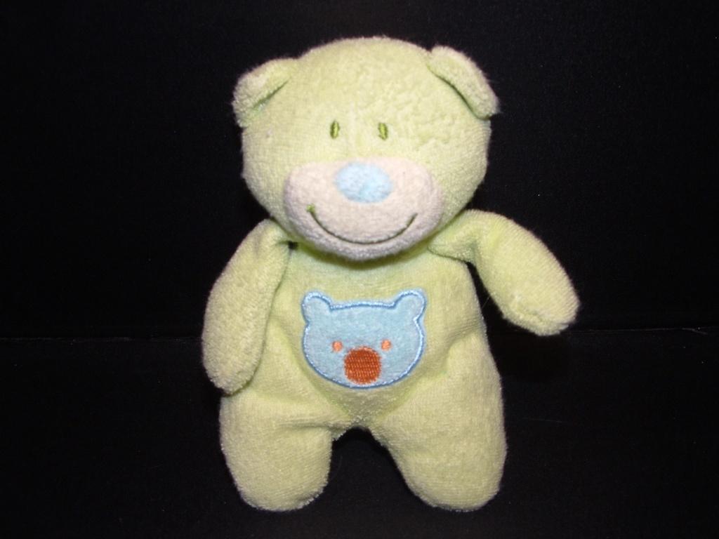 BENGY BEER BADSTOF GROEN MET LICHTGROEN SNUITJE GRO, Kinderen en Baby's, Speelgoed | Knuffels en Pluche, Verzenden, Nieuw, Overige typen