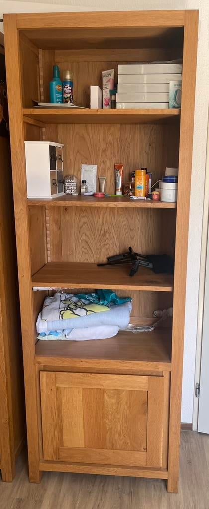 Kast, Ophalen, Zo goed als nieuw, 25 tot 50 cm, Teakhout